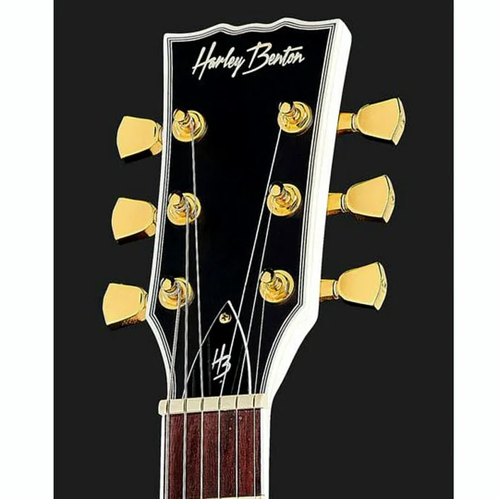 Guitare Harley Benton DC-DLX Gotoh Shell Pink Bundle