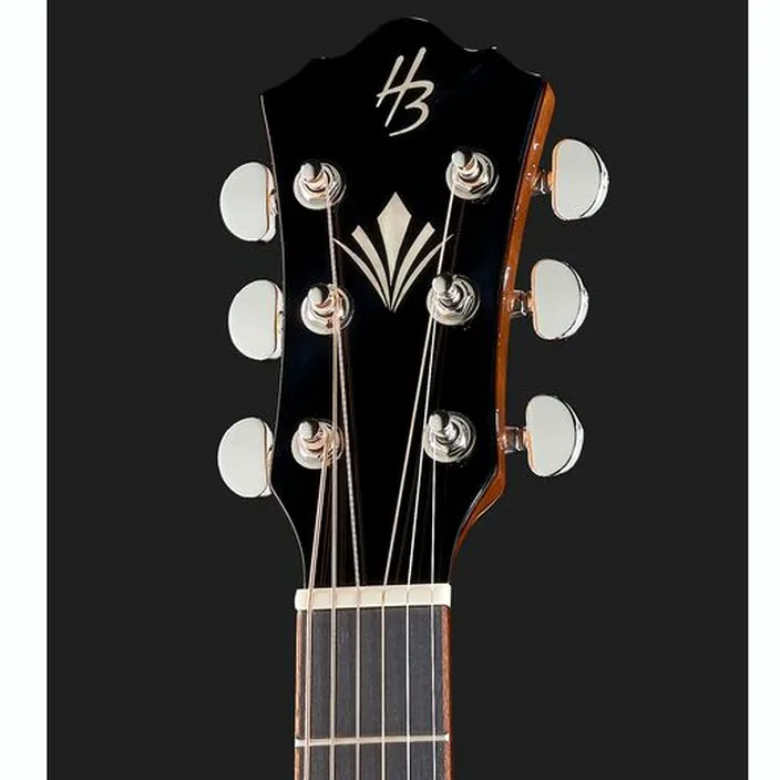 Guitare acoustique Harley Benton CLG-650SM-CE BK SolidWo w/Case