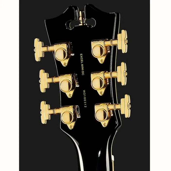 Guitare électrique DAngelico Excel Mini DC Black Dog