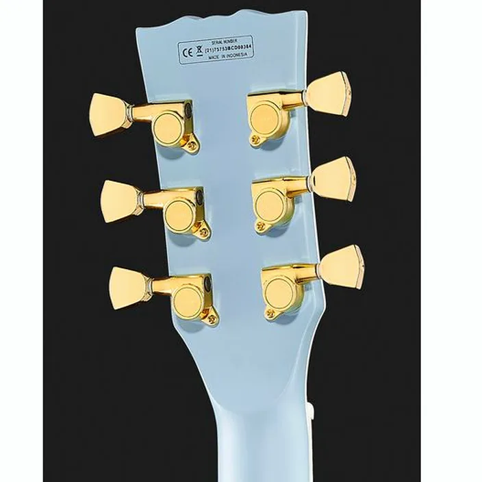 Guitare électrique Harley Benton DC-LTD Gotoh Daph. Blue Bundle