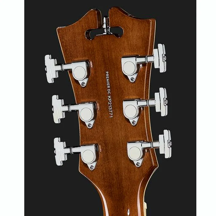 La guitare électrique DAngelico Premier DC Boardwalk Walnut , Avis et Test