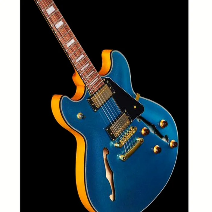 La guitare électrique Harley Benton HB-35Plus Metallic Blue w/Bag / Comparatif, Test et Avis