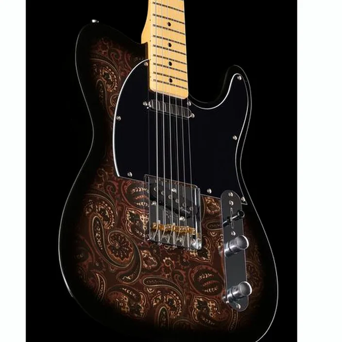 La guitare Harley Benton TE-70 Black Paisley Bundle , Avis & Test