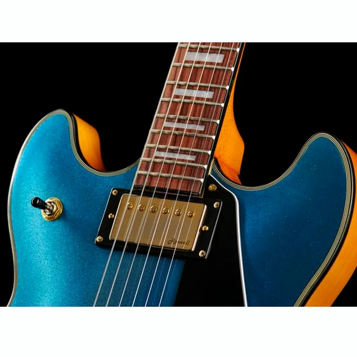 La guitare électrique Harley Benton HB-35Plus Metallic Blue w/Bag / Comparatif, Test et Avis