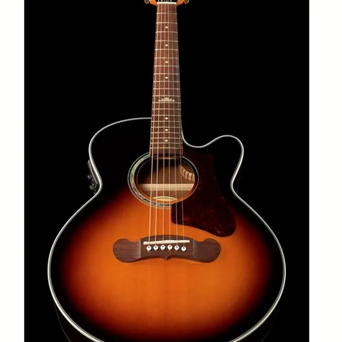 Guitare acoustique Epiphone J-200 EC Studio Parlor VS