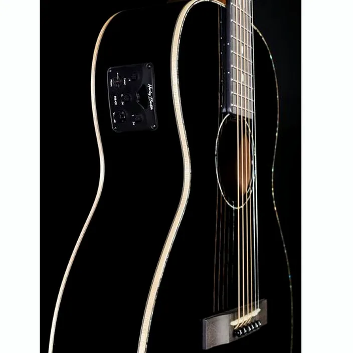 Guitare acoustique Harley Benton CLP-12SM BK Solid Top Bundle