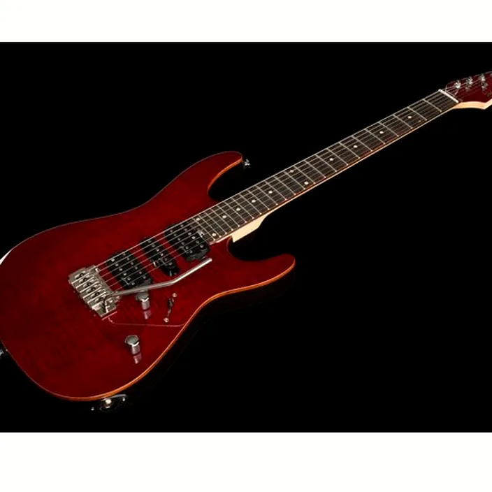 Et Test de la guitare Harley Benton Fusion-III HSH EB FCH Bundle