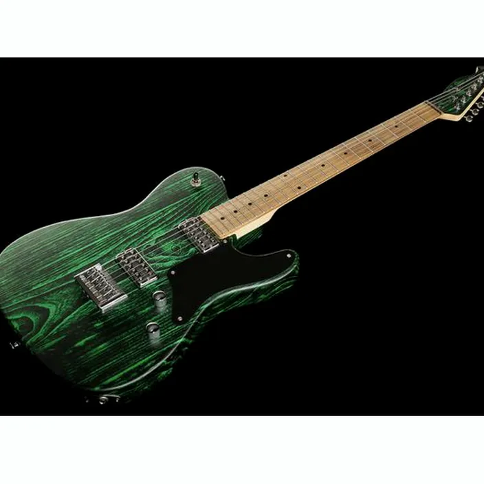 La guitare électrique Harley Benton TE-90FLT Green Blast Test & Avis