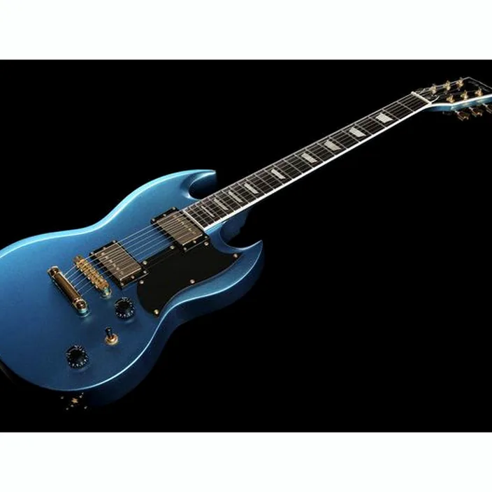 La guitare Harley Benton DC-DLX Gotoh Pelh. Blue Bundle - Comparatif, Test, Avis