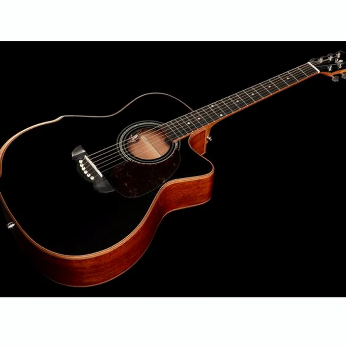 Guitare acoustique Harley Benton CLG-650SM-CE BK SolidWo w/Case