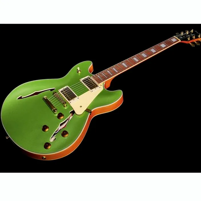 Et Avis de la guitare électrique Harley Benton HB-35Plus Metallic Green
