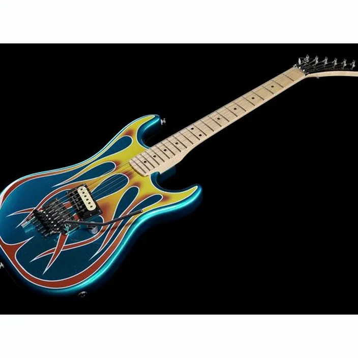 Et Avis Kramer Guitars Hot Rod Baretta Blue Sparkle
