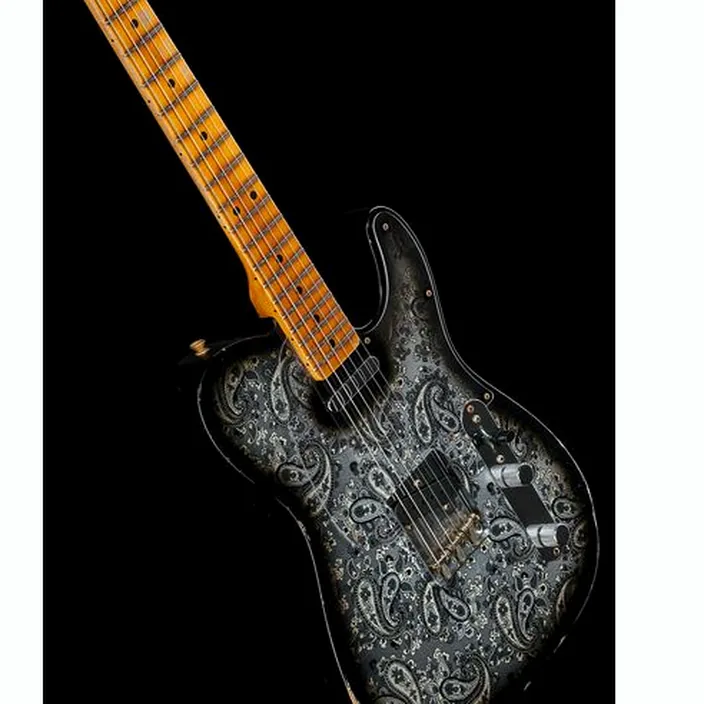 Et Test Fender 68 Tele Black Paisley Relic