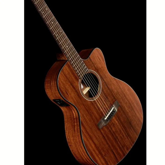 Et Test Guitare Harley Benton CLA-15CE Flame Koa Exotic