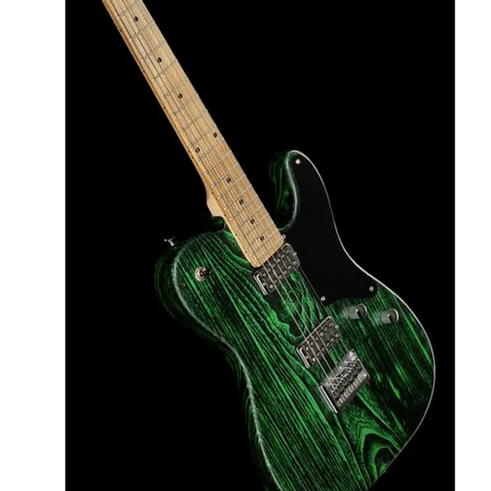 La guitare électrique Harley Benton TE-90FLT Green Blast Test & Avis