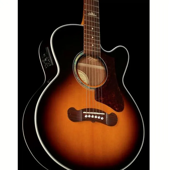 Guitare acoustique Epiphone J-200 EC Studio Parlor VS