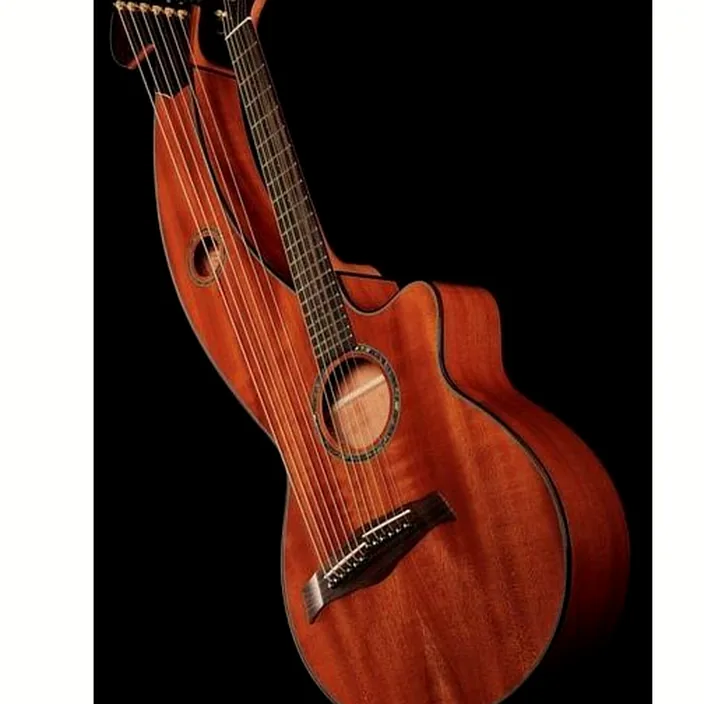 Et Avis de la guitare Acoustique Timberline Guitars T30HGc-e Harp Guitar