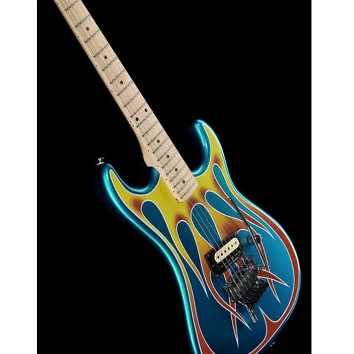 Et Avis Kramer Guitars Hot Rod Baretta Blue Sparkle