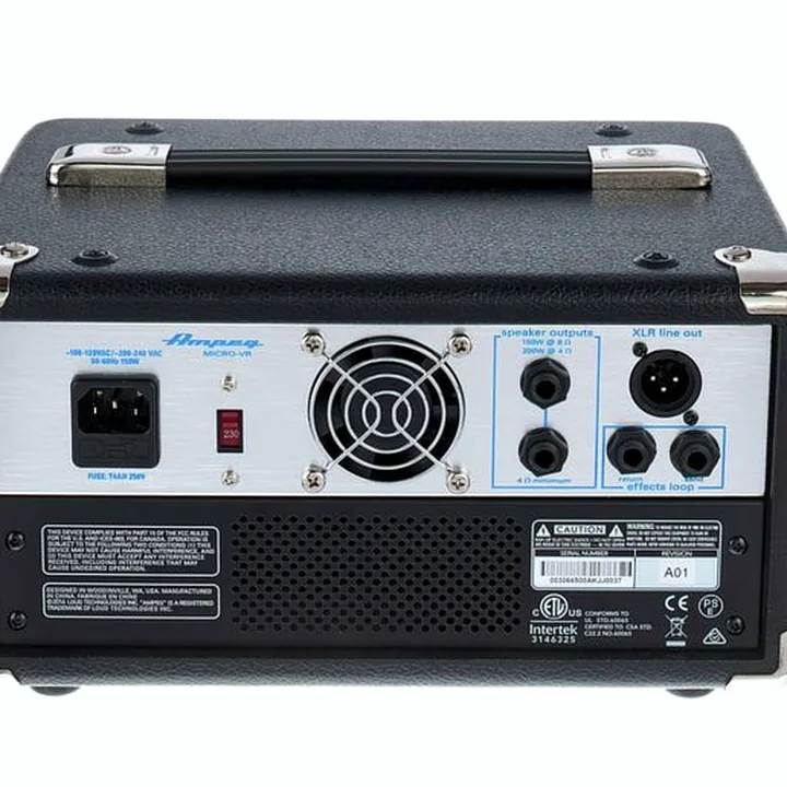 Ampli pour basse électrique Ampeg Micro VR Head , Avis, Comparatif et Test