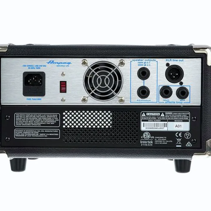 Ampli pour basse électrique Ampeg Micro VR Head , Avis, Comparatif et Test
