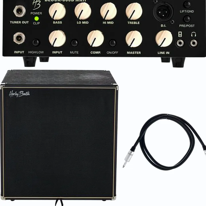 Amplificateur Harley Benton Block-800B Bundle
