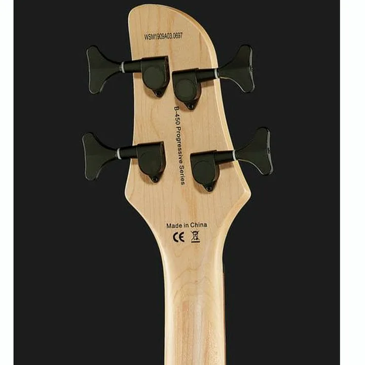 Avis et Test de la basse électrique Harley Benton B-450 White Bundle 2