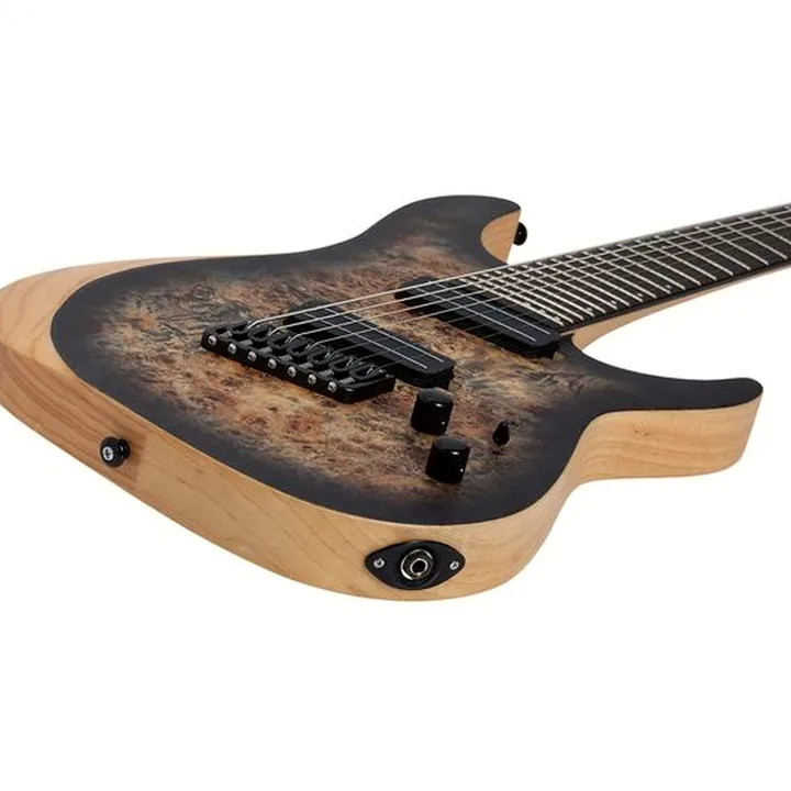 Avis et Test de la guitare Schecter Reaper 7 Multiscale SCB