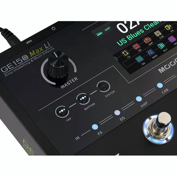 Avis et Test de la pédale Mooer GE150 Max Li Amp Modeling