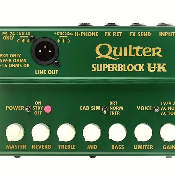 Avis et Test de la tête d’ampli Quilter Superblock UK