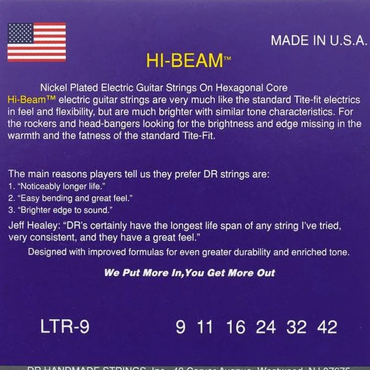 Avis et Test : DR Strings Hi-Beam LTR-9