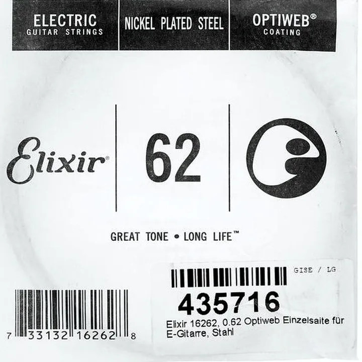 Avis et Test : Elixir 0.62 Optiweb Electric Guitar