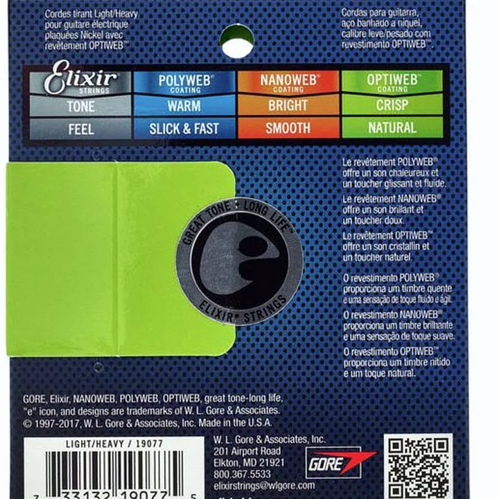 Avis et Test : Elixir Optiweb 19077 Light/Heavy