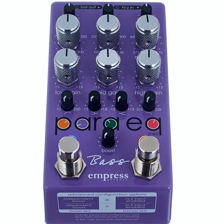 Avis et Test Empress Effects Bass ParaEQ