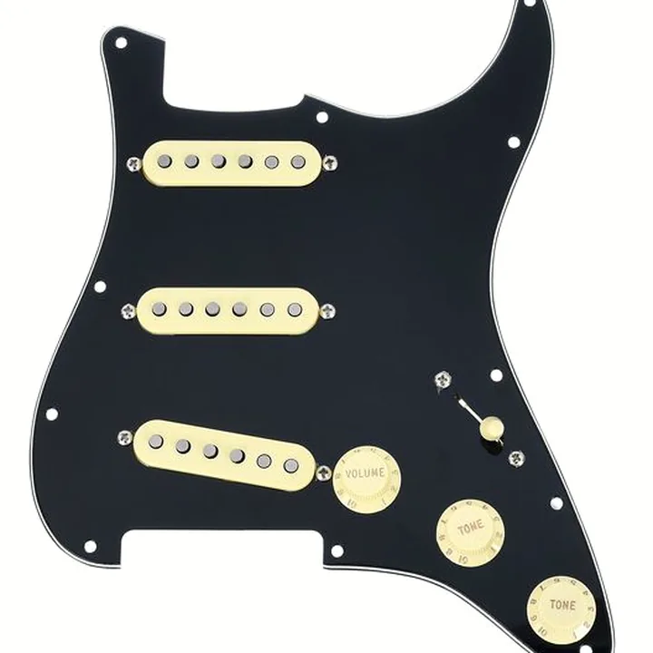 Avis et Test : Fender Pre-Wired ST PG Tex-Mex SSS BK