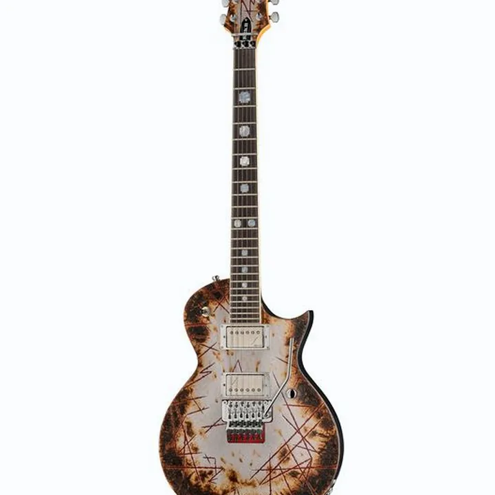 Guitare électrique ESP RZK-II Richard Z Kruspe Burnt