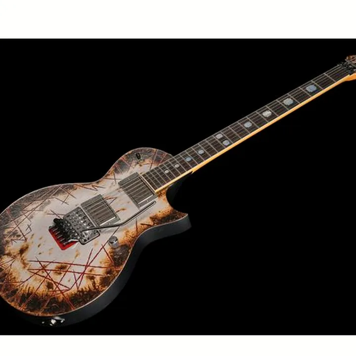 Avis et Test Guitare électrique ESP RZK-II Richard Z Kruspe Burnt