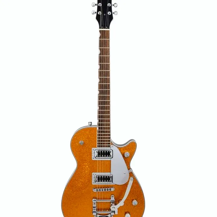 Avis et Test Guitare Gretsch EMTC Sparkle Jet FT GLD SPK