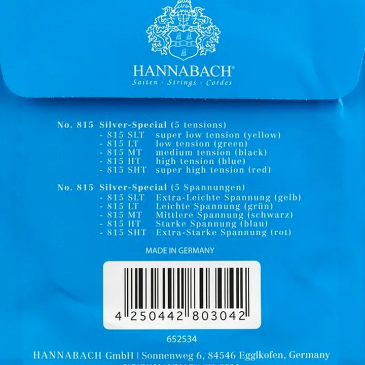 Avis et Test : Hannabach 815HTC Carbon