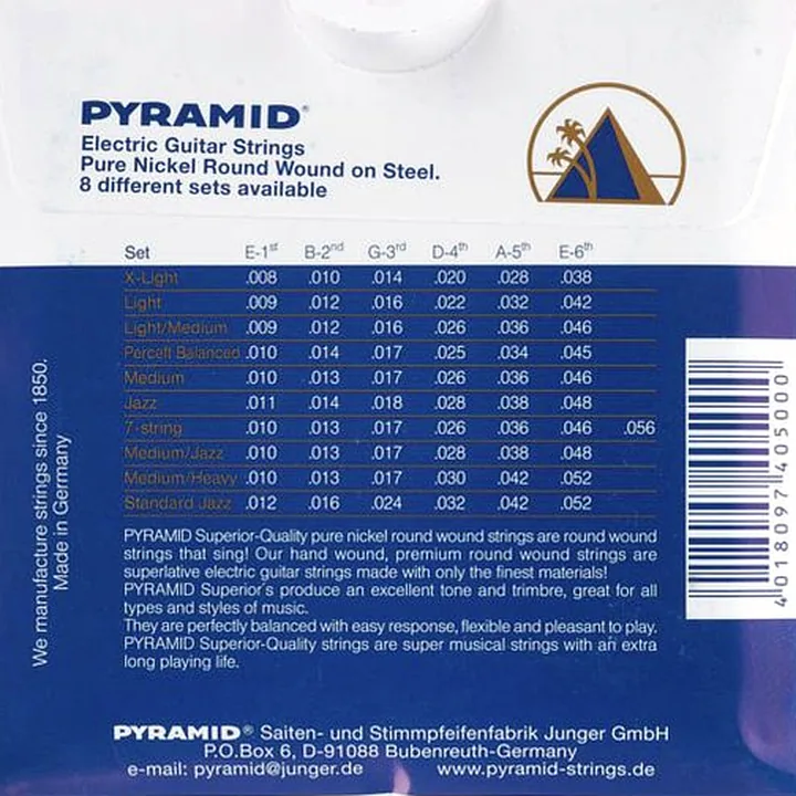 Avis et Test : Pyramid Electric Strings 010-052