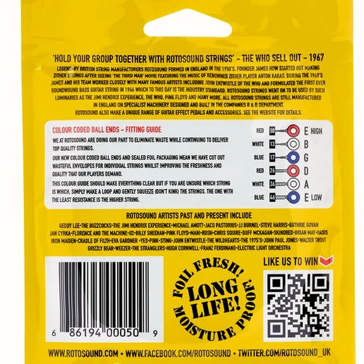 Avis et Test : Rotosound R10