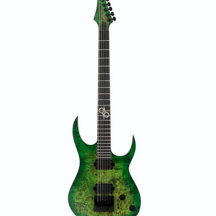 Solar Guitars A1.6FBB Flame Black Baritone