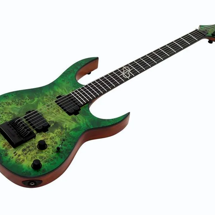 Avis et Test : Solar Guitars A1.6FBB Flame Black Baritone