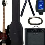 Avis & Test Basse électrique Harley Benton MV-4JB LH Black Set