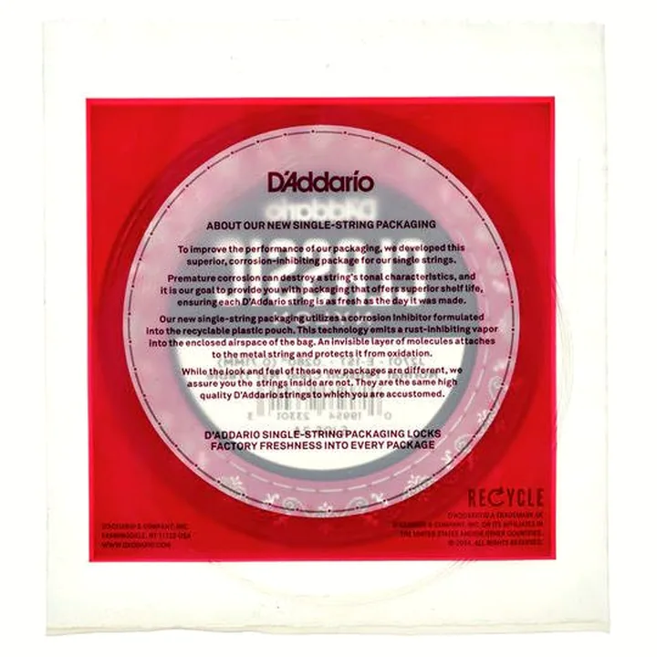 Avis, Test : Daddario J2701 E1 Single String