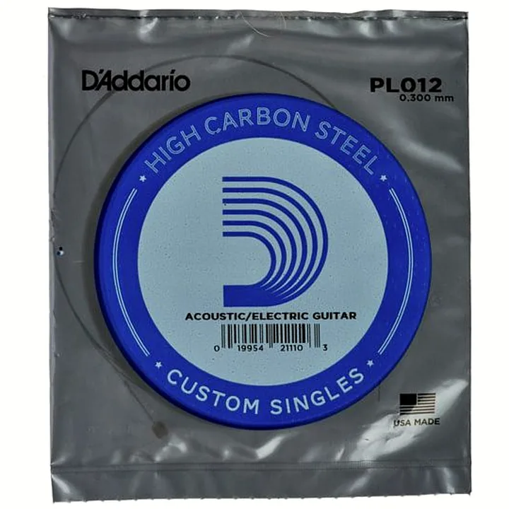 Avis, Test : Daddario PL012 Single String