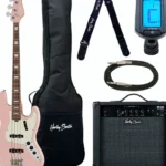 Avis, Test de la basse électrique Harley Benton MV-4JB Shell Pink Set