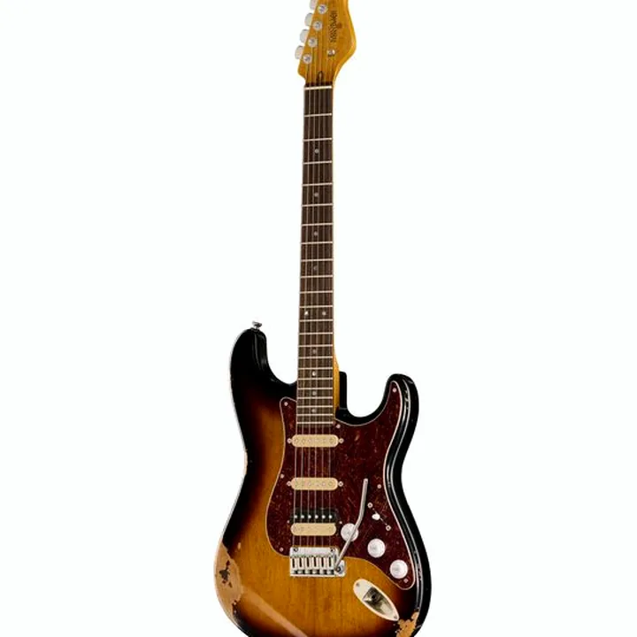 Avis & Test de la guitare électrique Maybach Stradovari Superfly HSS 2TSB