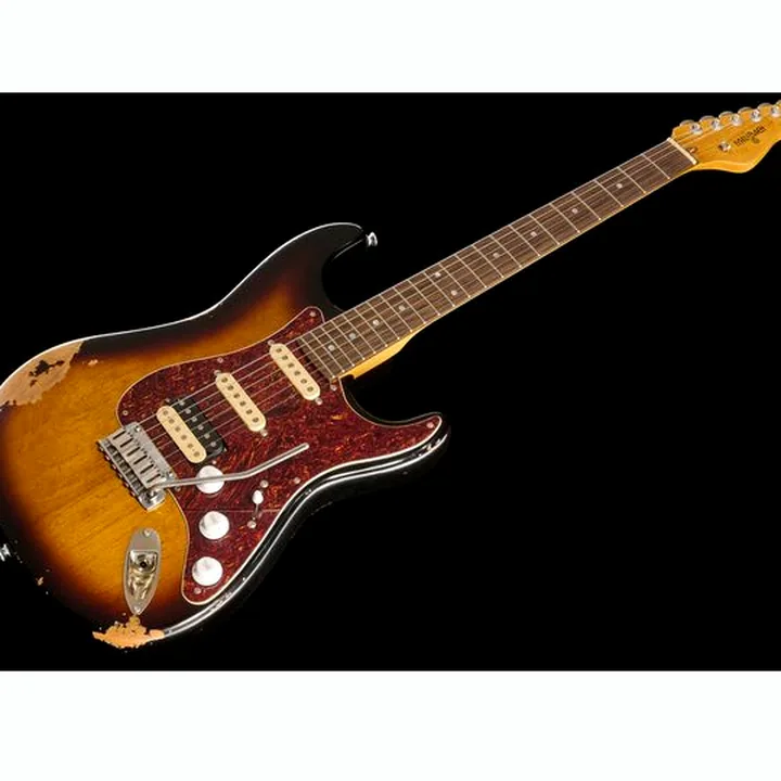 Avis & Test de la guitare électrique Maybach Stradovari Superfly HSS 2TSB
