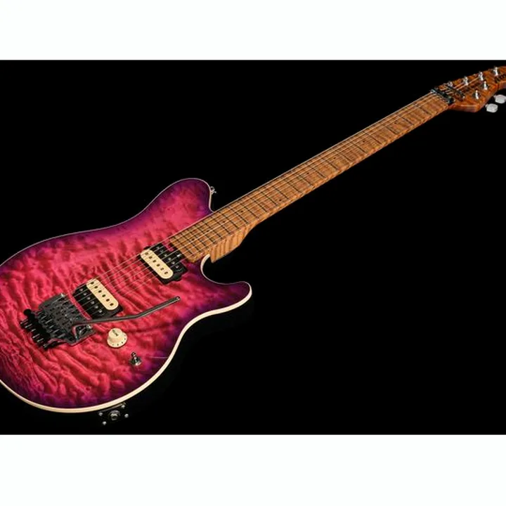 Avis & Test de la guitare électrique Music Man Axis Ollalieberry Quilt