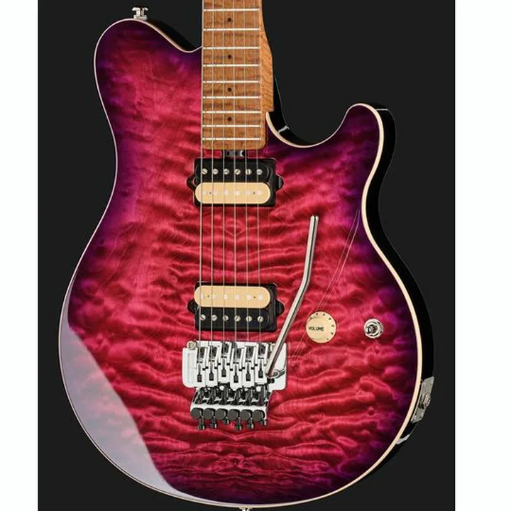 Avis & Test de la guitare électrique Music Man Axis Ollalieberry Quilt